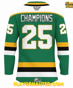 London Knights Champions Memorial Cup 2025 Special Hockey Jersey 3