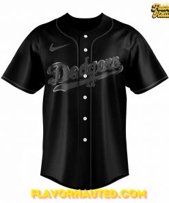 Los Angeles Dodgers Back In Black Special Baseball Jersey