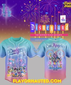 Los Angeles Dodgers Celebrating Disneyland’s 70th Exclusive Special Jersey