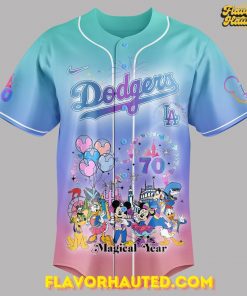 Los Angeles Dodgers Celebrating Disneyland’s 70th Exclusive Special Jersey