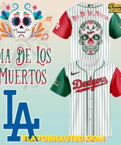 Los Angeles Dodgers Dia De Los Muertos 2025 Special Baseball Jersey