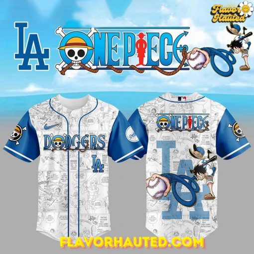 Los Angeles Dodgers One Piece Night Game Special Baseball Jersey