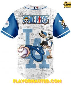 Los Angeles Dodgers One Piece Night Game Special Baseball Jersey 3