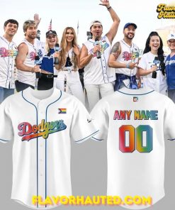 Los Angeles Dodgers Pride Night 2025 Limited Edition Baseball Jersey 4