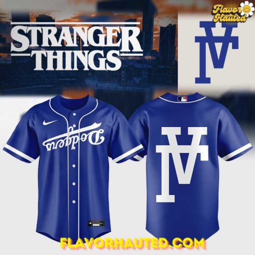 Los Angeles Dodgers Stranger Things Limited Edition Baseball Jersey