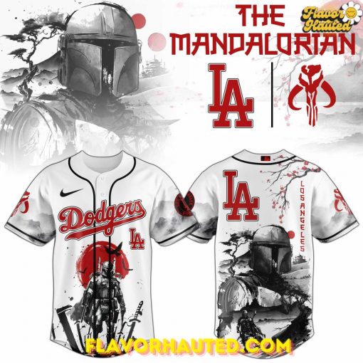 Los Angeles Dodgers The Mandalorian Night Special Baseball Jersey