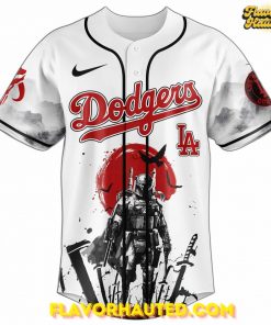 Los Angeles Dodgers The Mandalorian Night Special Baseball Jersey