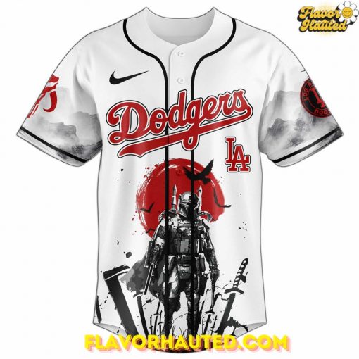 Los Angeles Dodgers The Mandalorian Night Special Baseball Jersey