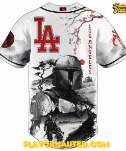 Los Angeles Dodgers The Mandalorian Night Special Baseball Jersey 3