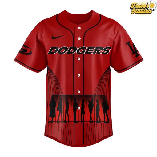 Los Angeles Dodgers x ATEEZ 2025 World Tour Baseball Jersey