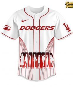 Los Angeles Dodgers x ATEEZ 2025 World Tour Baseball Jersey 5