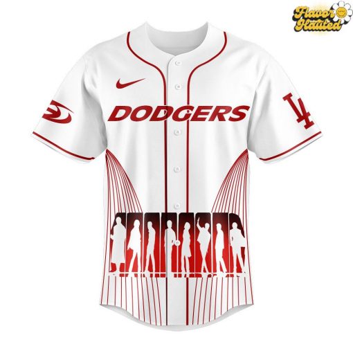 Los Angeles Dodgers x ATEEZ 2025 World Tour Baseball Jersey