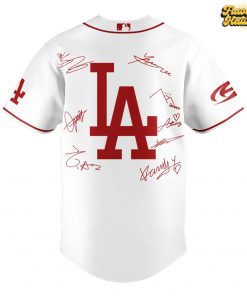 Los Angeles Dodgers x ATEEZ 2025 World Tour Baseball Jersey 6
