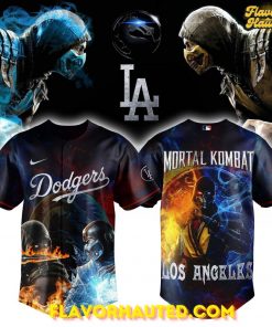 Los Angeles Dodgers x Mortal Kombat Night Limited Edition Baseball Jersey