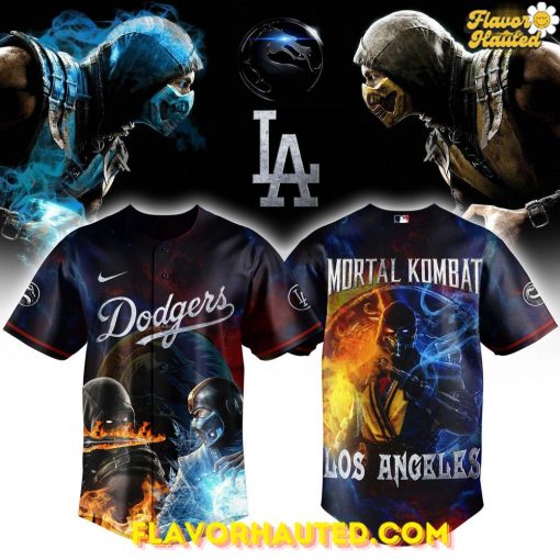 Los Angeles Dodgers x Mortal Kombat Night Limited Edition Baseball Jersey