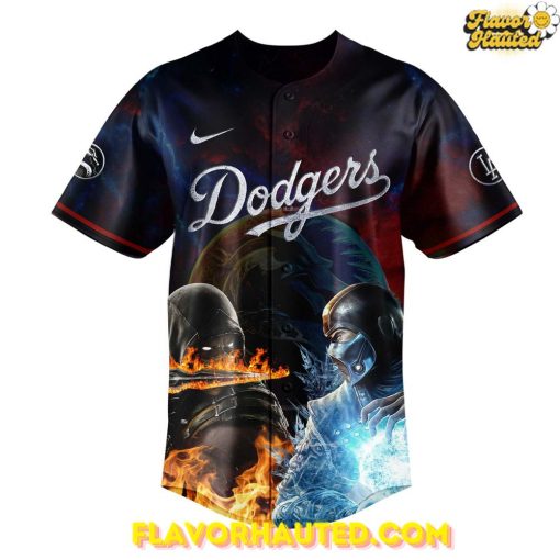 Los Angeles Dodgers x Mortal Kombat Night Limited Edition Baseball Jersey