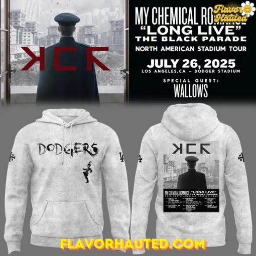 Los Angeles Dodgers x My Chemical Romance The Black Parade 2025 Limited Edition Hoodie