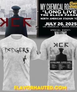 Los Angeles Dodgers x My Chemical Romance The Black Parade 2025 Limited Edition T-Shirt