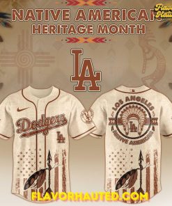 Los Angeles Dodgers x Native American Heritage Month Limited Edition Baseball Jersey