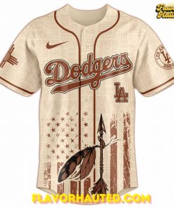 Los Angeles Dodgers x Native American Heritage Month Limited Edition Baseball Jersey