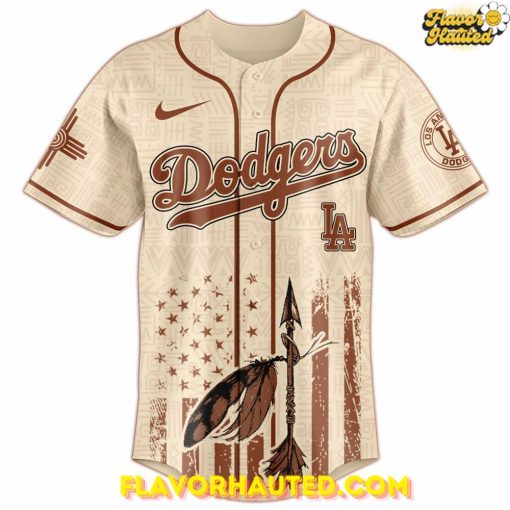 Los Angeles Dodgers x Native American Heritage Month Limited Edition Baseball Jersey