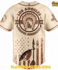 Los Angeles Dodgers x Native American Heritage Month Limited Edition Baseball Jersey 3
