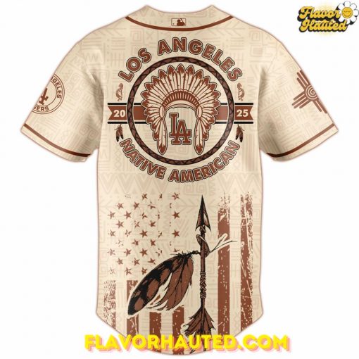 Los Angeles Dodgers x Native American Heritage Month Limited Edition Baseball Jersey