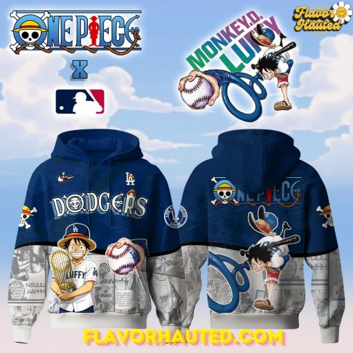 Los Angeles Dodgers x ONE PIECE Monkey D. Luffy Special Hoodie