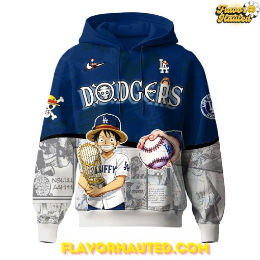 Los Angeles Dodgers x ONE PIECE Monkey D. Luffy Special Hoodie
