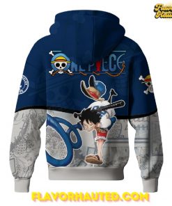 Los Angeles Dodgers x ONE PIECE Monkey D. Luffy Specail Hoodie 3