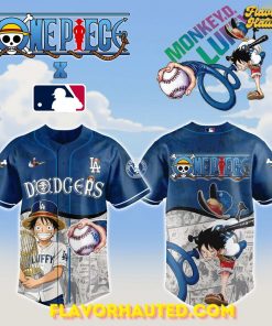 Los Angeles Dodgers x ONE PIECE Monkey D. Luffy Special Jersey