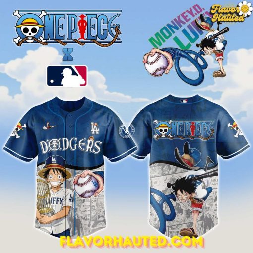 Los Angeles Dodgers x ONE PIECE Monkey D. Luffy Special Jersey