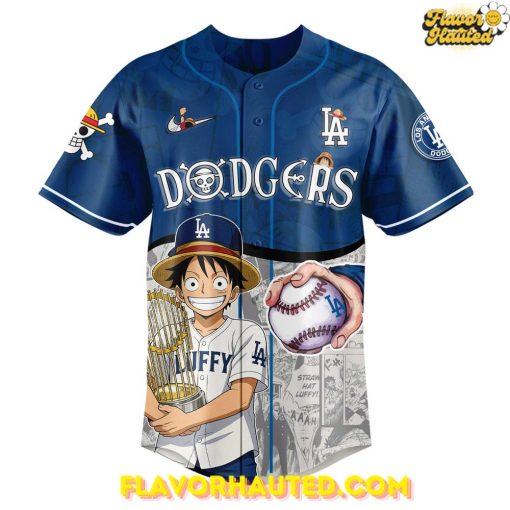 Los Angeles Dodgers x ONE PIECE Monkey D. Luffy Special Jersey