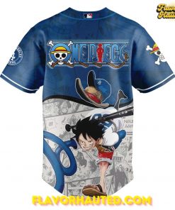Los Angeles Dodgers x ONE PIECE Monkey D. Luffy Specail Jersey 3