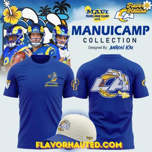 Los Angeles Rams Mauicamp Collection 2025 Special Blue T-Shirt