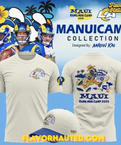 Los Angeles Rams Mauicamp Collection 2025 Special Cream T-Shirt