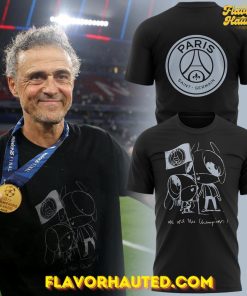 Luis Enrique Xana “We Are The Champion” Paris Saint-Germain Limited T-Shirt