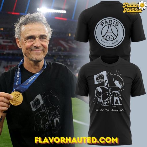 Luis Enrique Xana “We Are The Champion” Paris Saint-Germain Limited T-Shirt