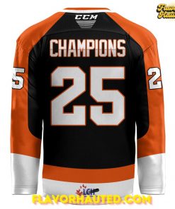 Medicine Hat Tigers Champions Memorial Cup 2025 Special Hockey Jersey 3