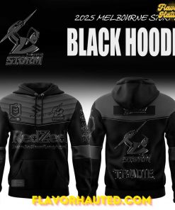 Melbourne Storm Back In Black Special Hoodie