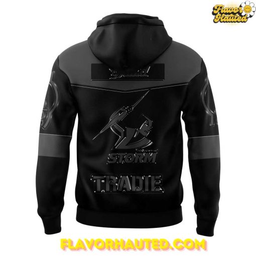 Melbourne Storm Back In Black Special Hoodie