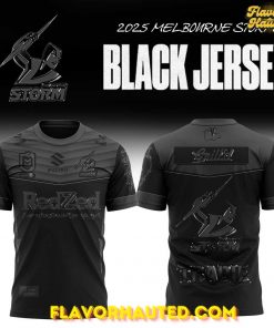 Melbourne Storm Back In Black Special T-Shirt