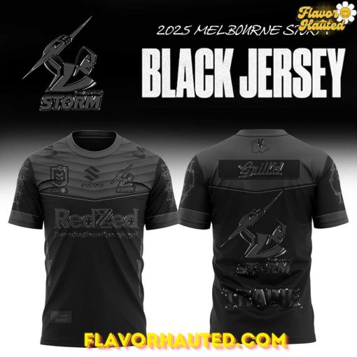 Melbourne Storm Back In Black Special T-Shirt