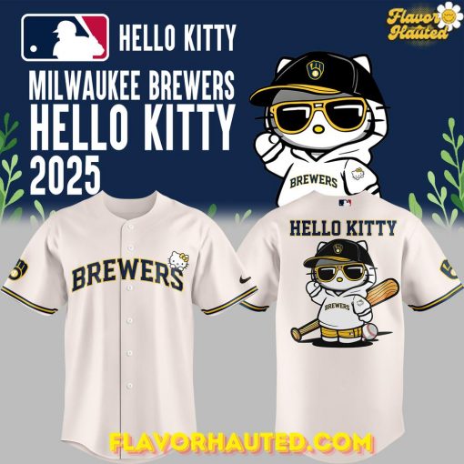 Milwaukee Brewers Hello Kitty Night 2025 Limited Edition Jersey