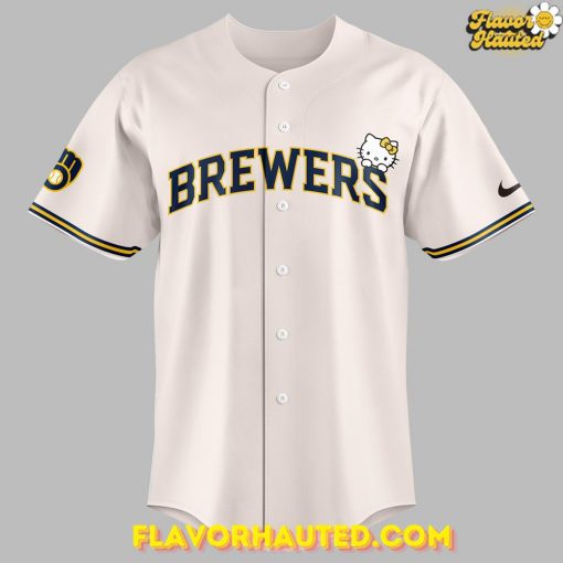 Milwaukee Brewers Hello Kitty Night 2025 Limited Edition Jersey