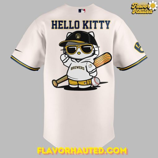 Milwaukee Brewers Hello Kitty Night 2025 Limited Edition Jersey
