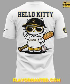 Milwaukee Brewers Hello Kitty Night 2025 Limited Edition T Shirt 3