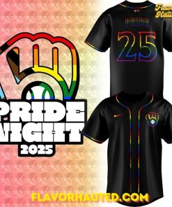 Milwaukee Brewers x Pride Month Night 2025 Baseball Jersey