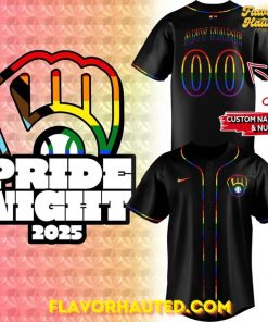 Milwaukee Brewers x Pride Month Night 2025 Baseball Jersey 4