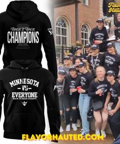 Minnesota Frost Back 2 Back Champions 2025 Special Hoodie